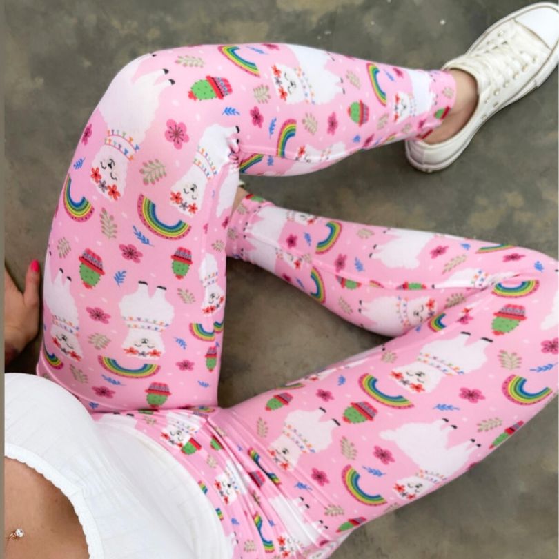 No Drama Llama Ladies Leggings