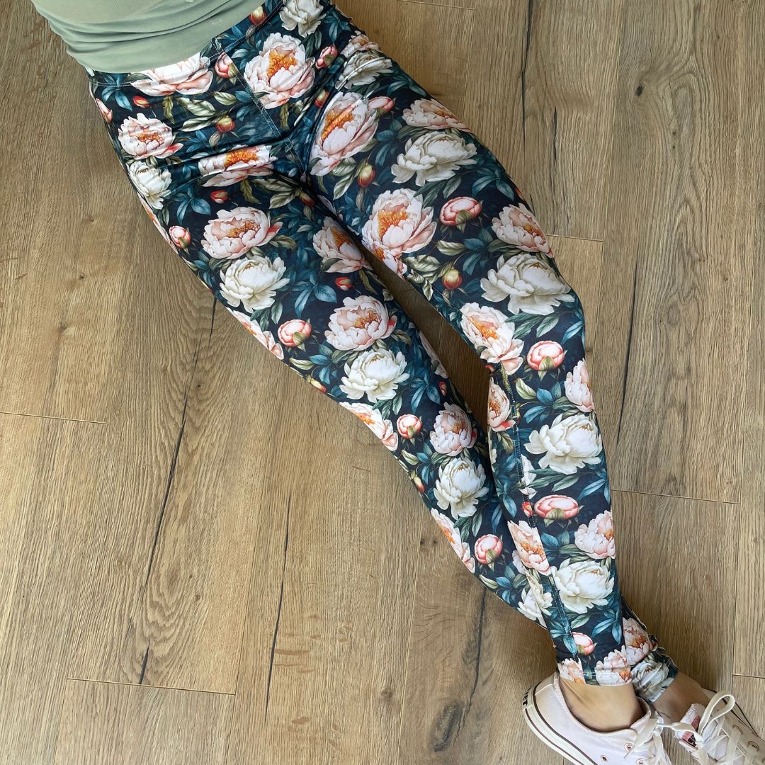 Flawless Floral Ladies Leggings