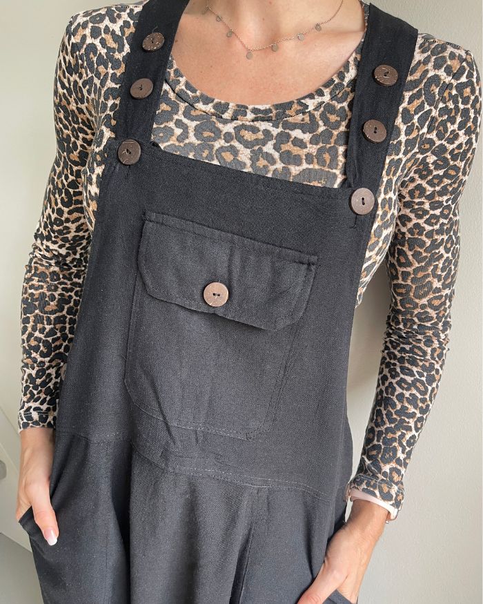 Dungarees - Black