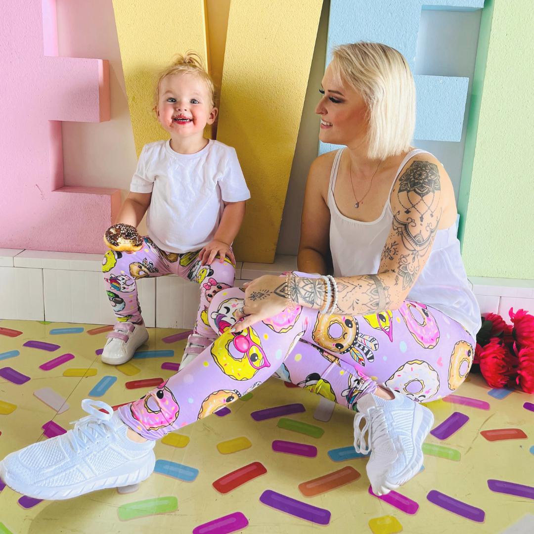 Donut worry Ladies Leggings