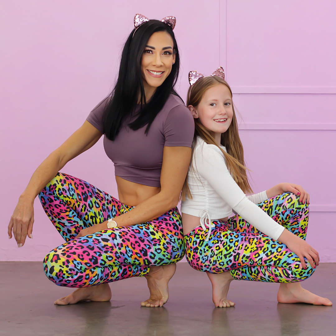 Leopard Fiesta Poppets Leggings