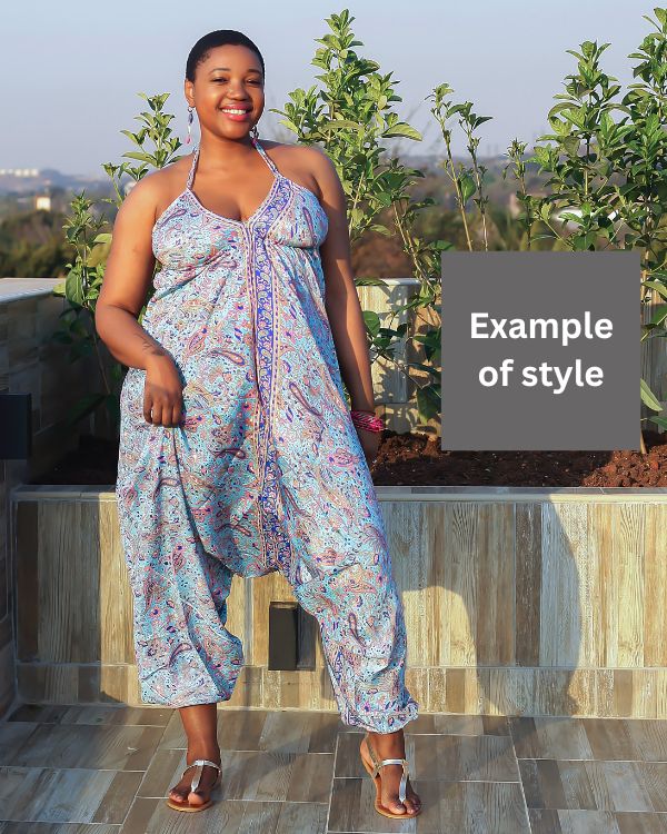 Silk String Jumpsuits - Bright Blue