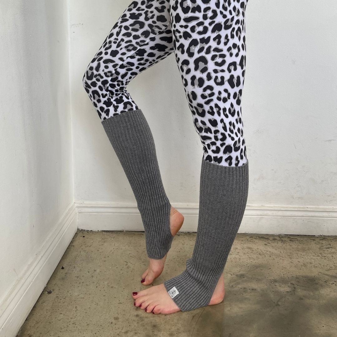 Open Toe Yogas Socks Light Grey